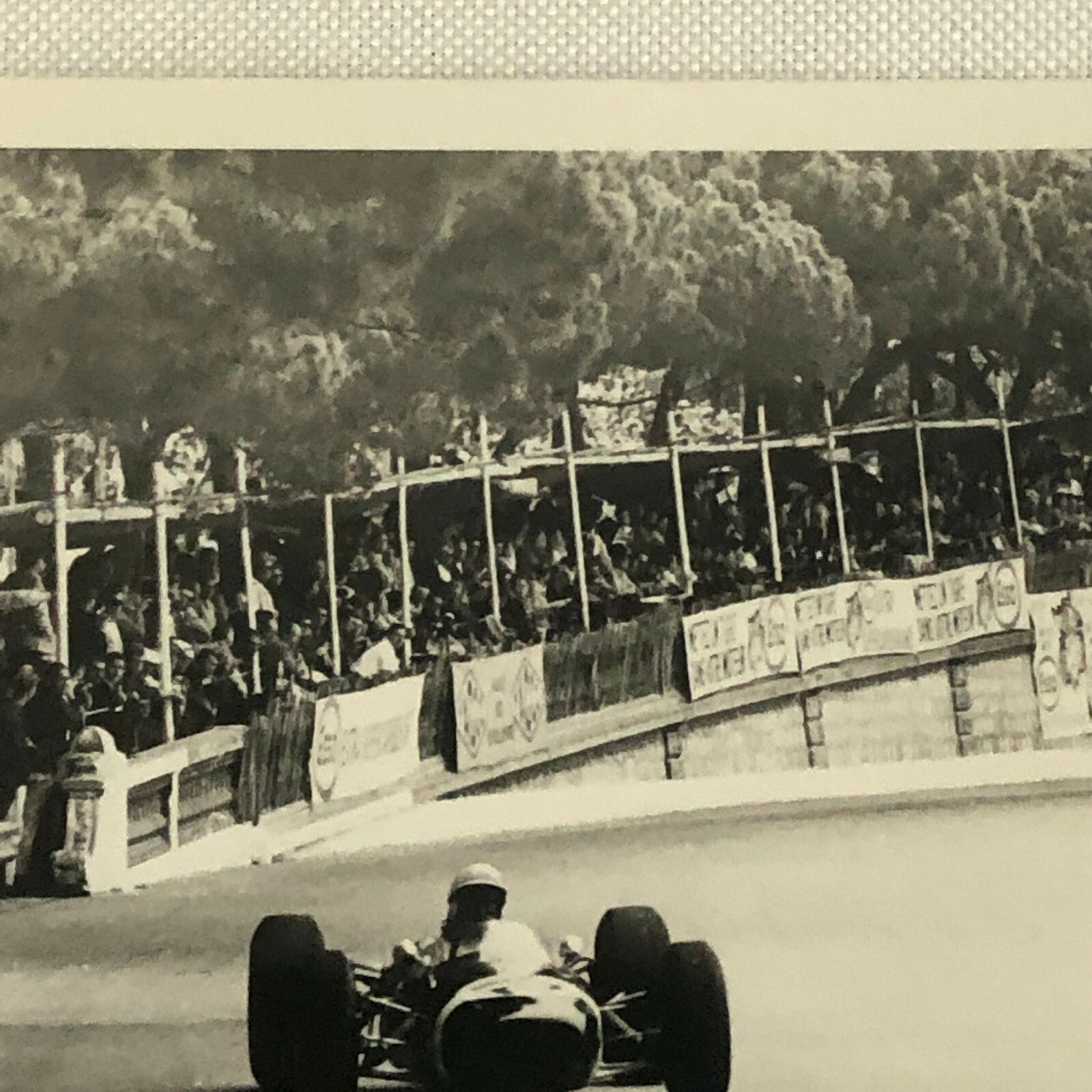 Vintage Grand Prix Racing Car Driver Photo Photograph Print 