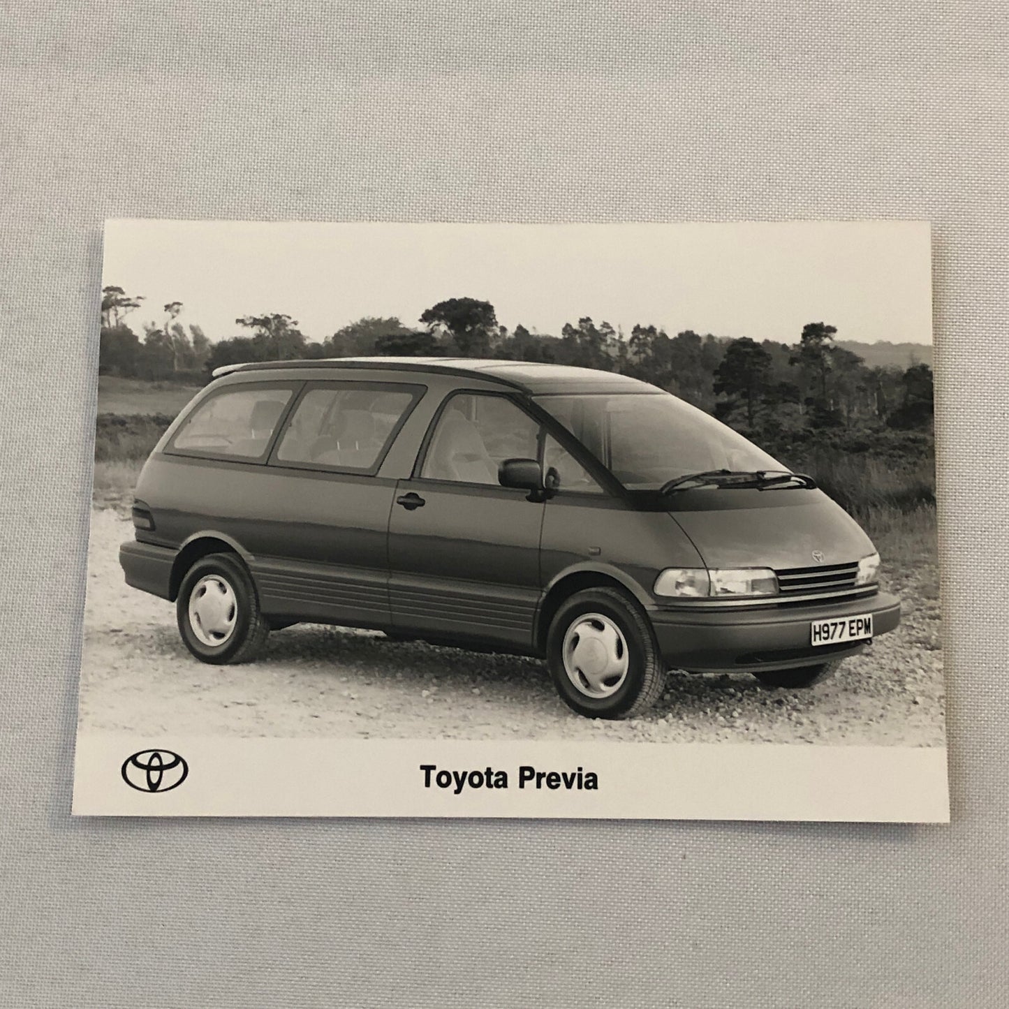 Toyota Previa Van Factory Press Photo Photograph Print
