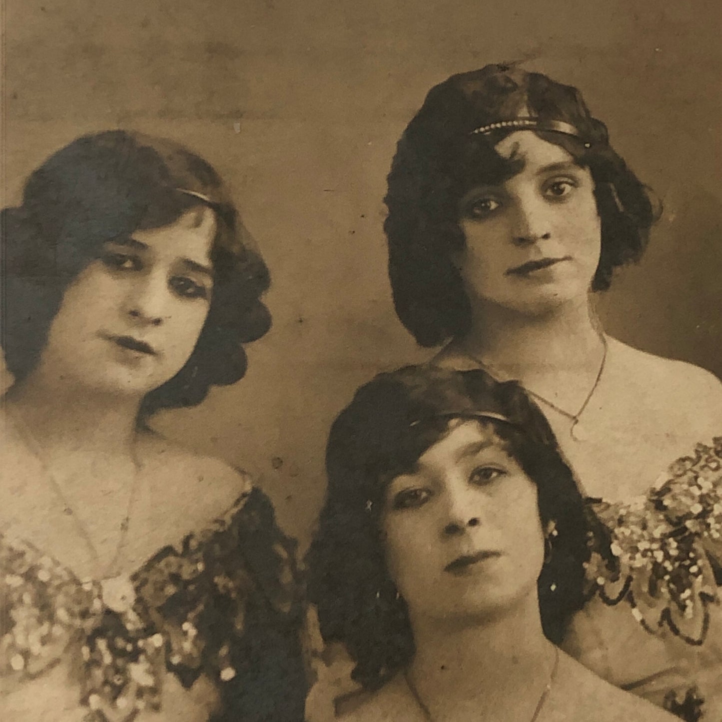 Circus Performer Acrobats Dancer Troupe RPPC Real Photo Postcard Unknown History