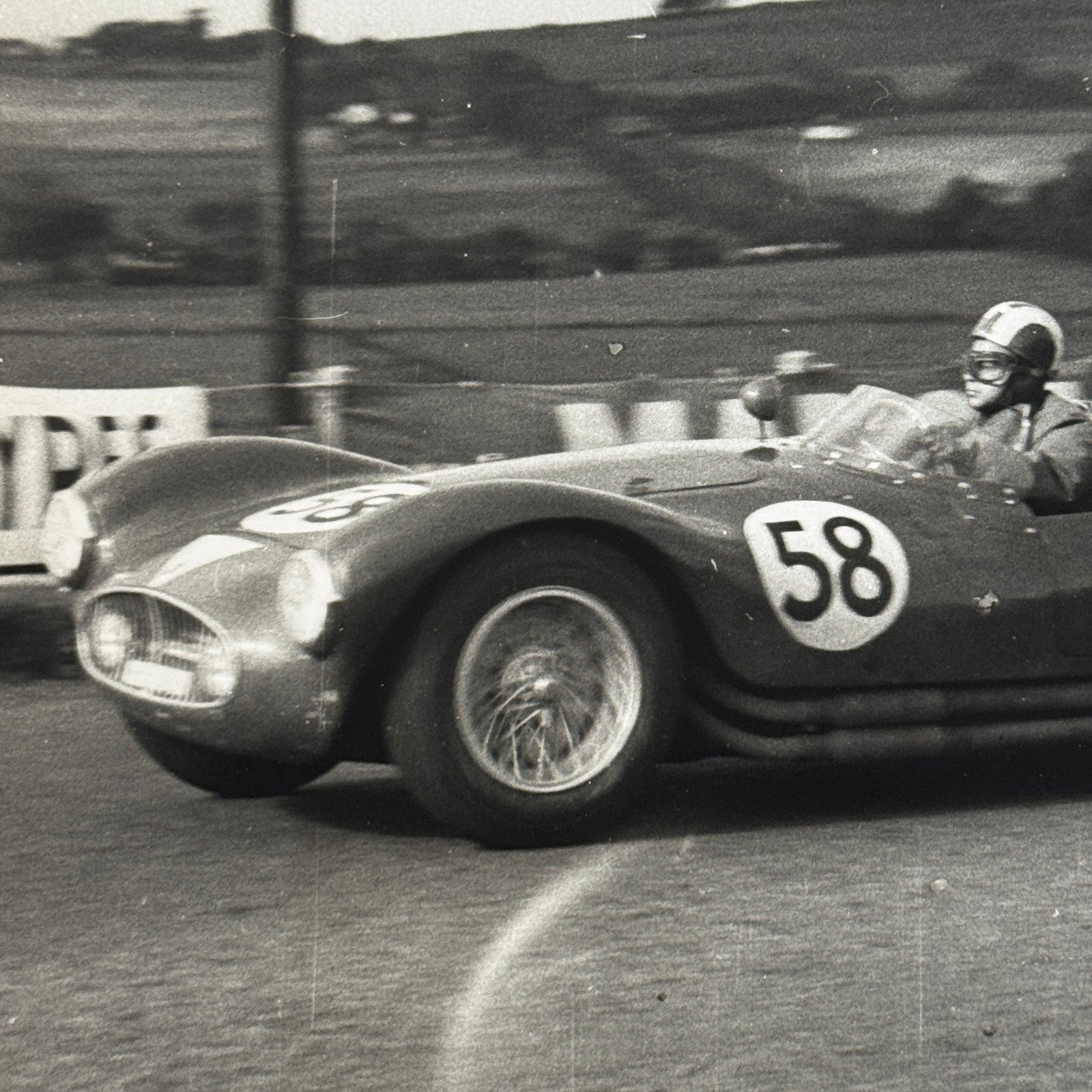1954 Dundrod TT Racing Photo Maserati A6GCS Photograph Motorsport Modern Print