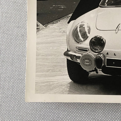 Vintage Renault Alpine Racing Car Photo Photograph Print Auto Show Display 