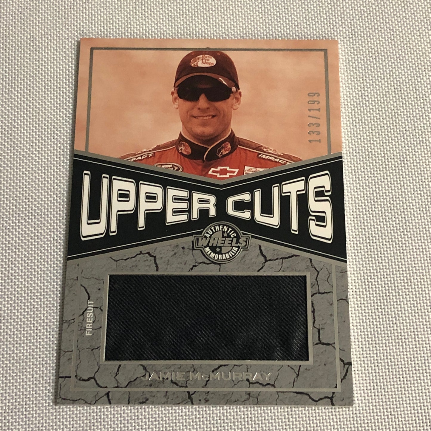 2010 Wheels Uppercuts Jamie McMurray Race Used Firesuit Relic Card /199 NASCAR