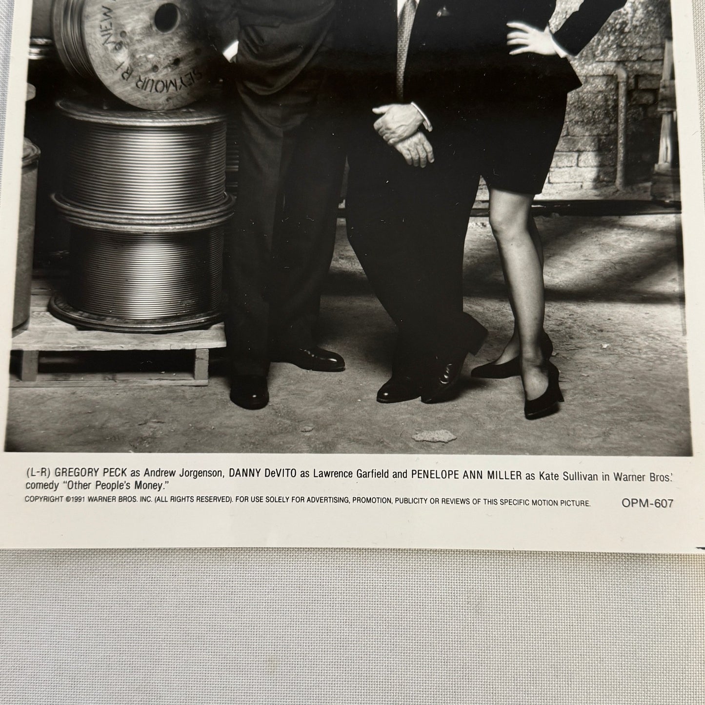 Vintage Movie Press Photo Photograph Other People's Money Danny Devito 1991