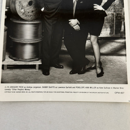 Vintage Movie Press Photo Photograph Other People's Money Danny Devito 1991