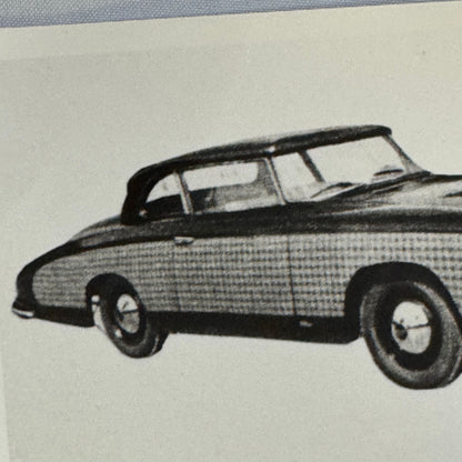 Vintage Coachbuilder Car Automobile Convertible Photo Photograph Unidentified