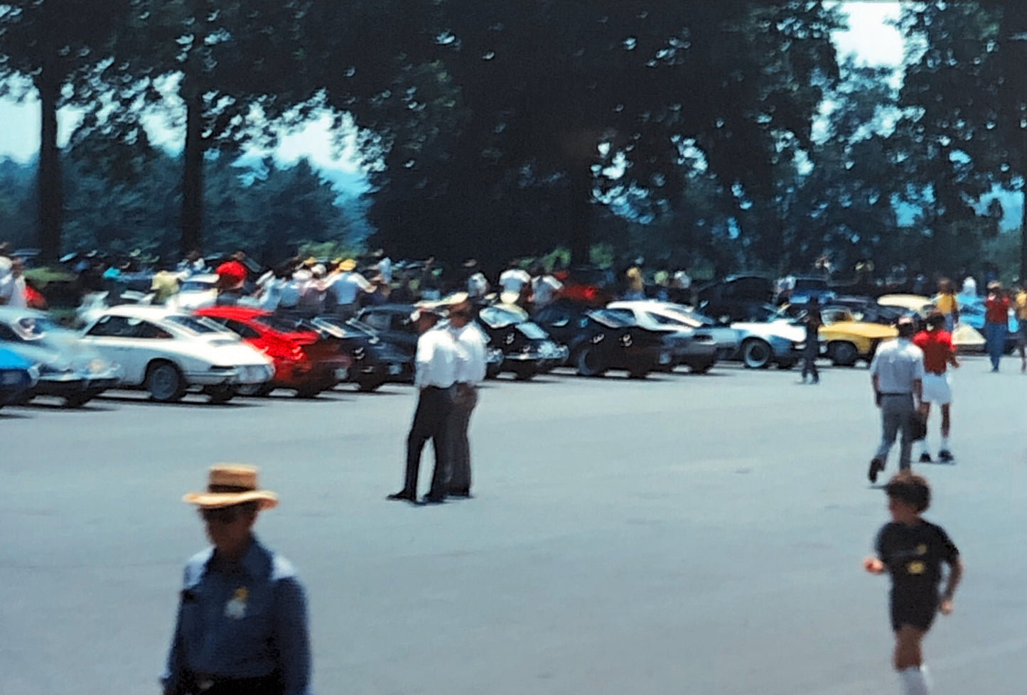 Porsche 911 Car Show 35mm Photo Slide Vintage 1981