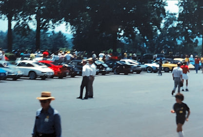 Porsche 911 Car Show 35mm Photo Slide Vintage 1981