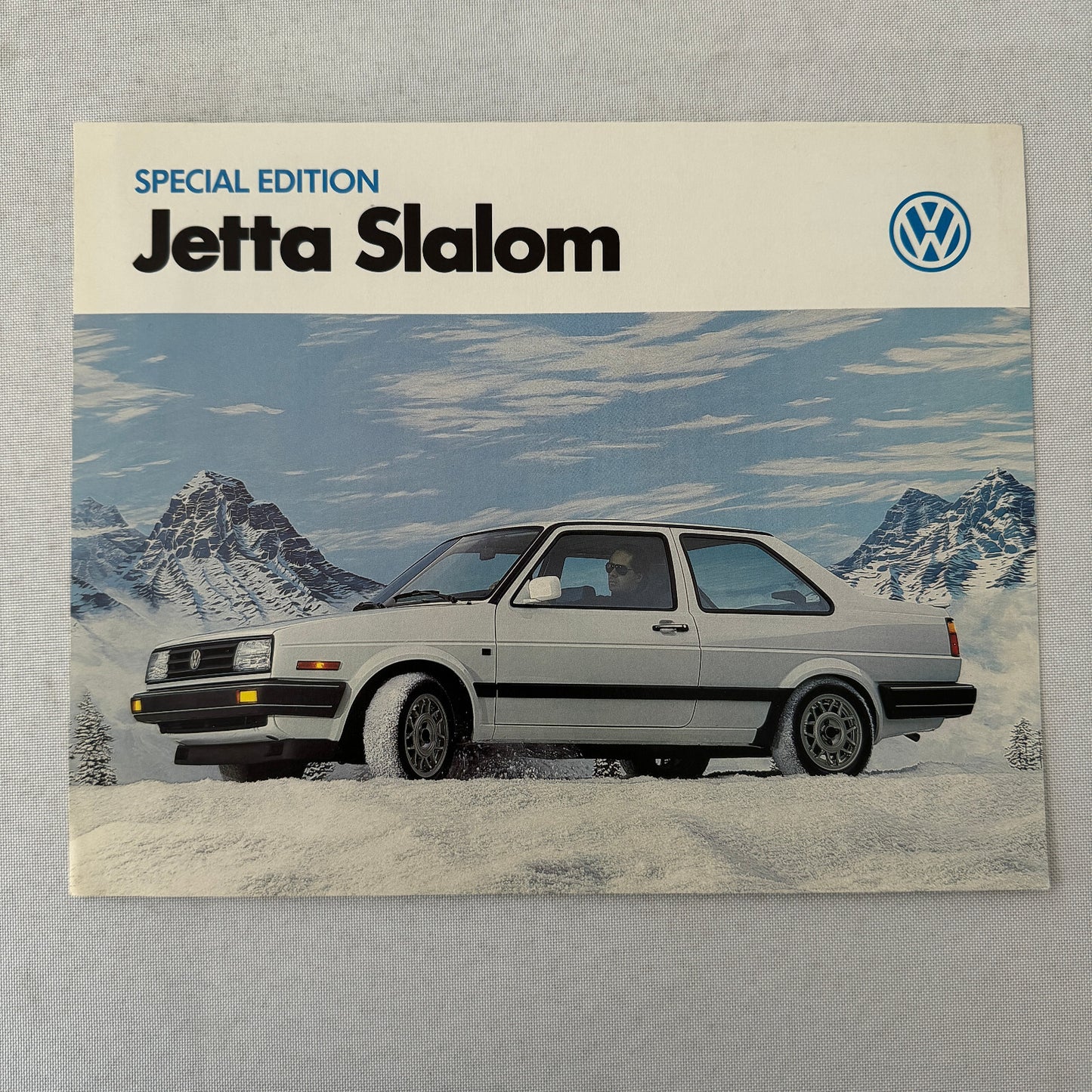 1987 Volkswagen VW Jetta Slalom Car Sales Brochure Catalog Advertising