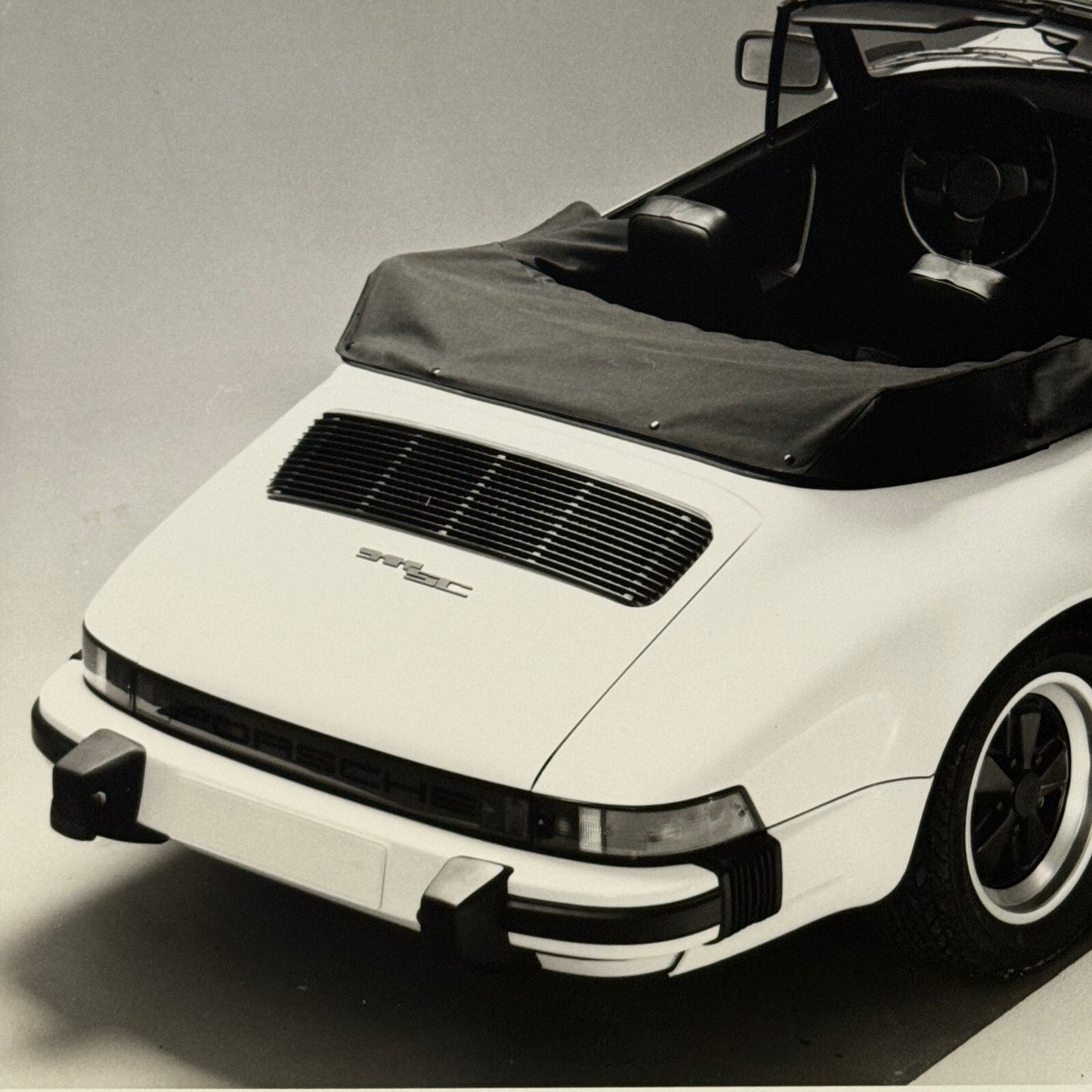 Porsche 911 SC Cabriolet Convertible Car Factory Press Photo Photograph