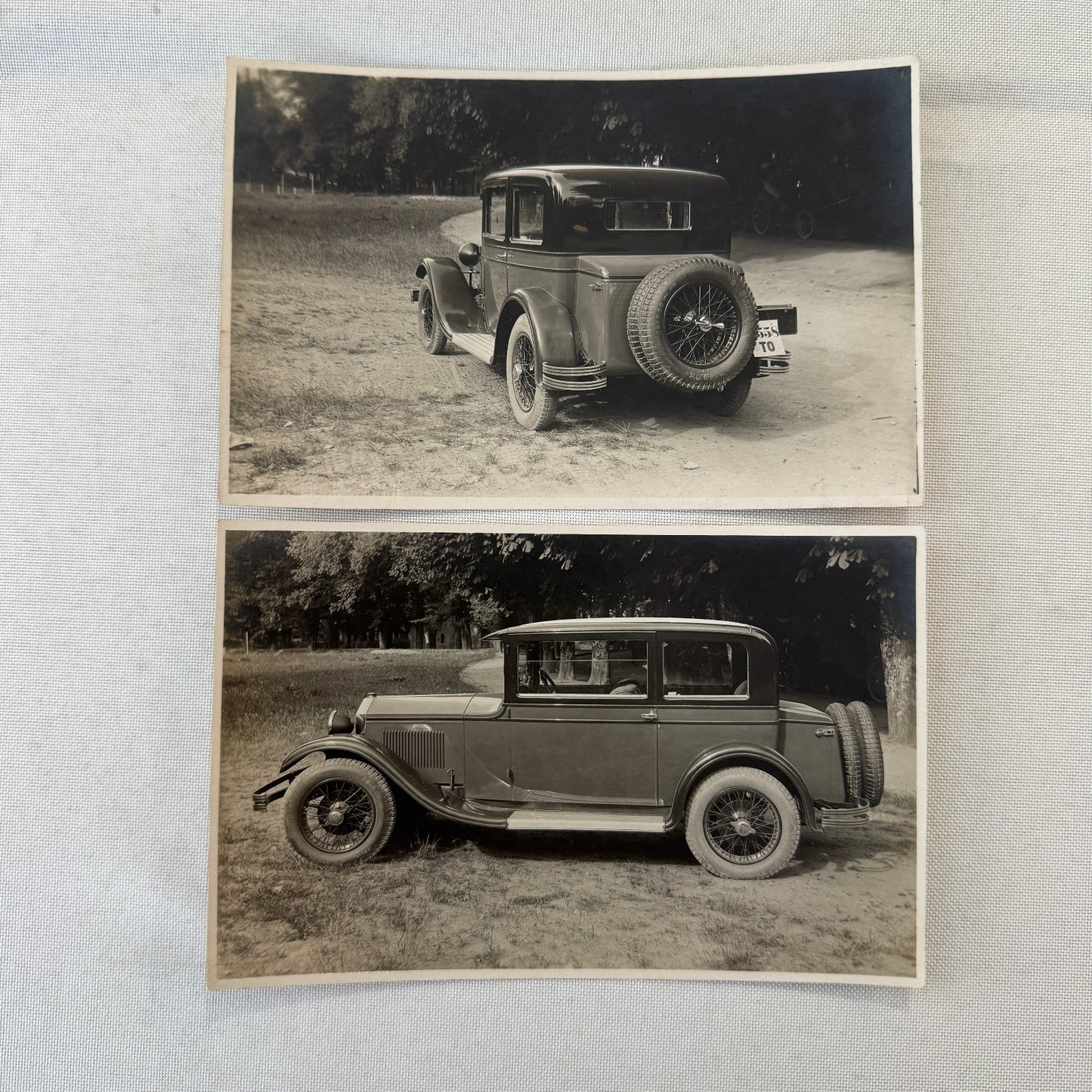 Vintage Car Automobile Photo Photograph Lot 2x Ceirano Fabbrica Automobili