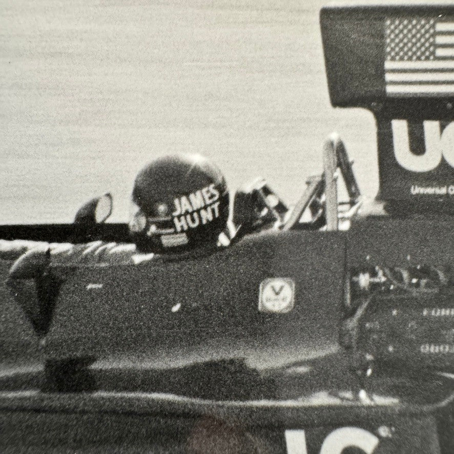 James Hunt Racing Photo UOP Car Vintage Motorsport Photograph Print