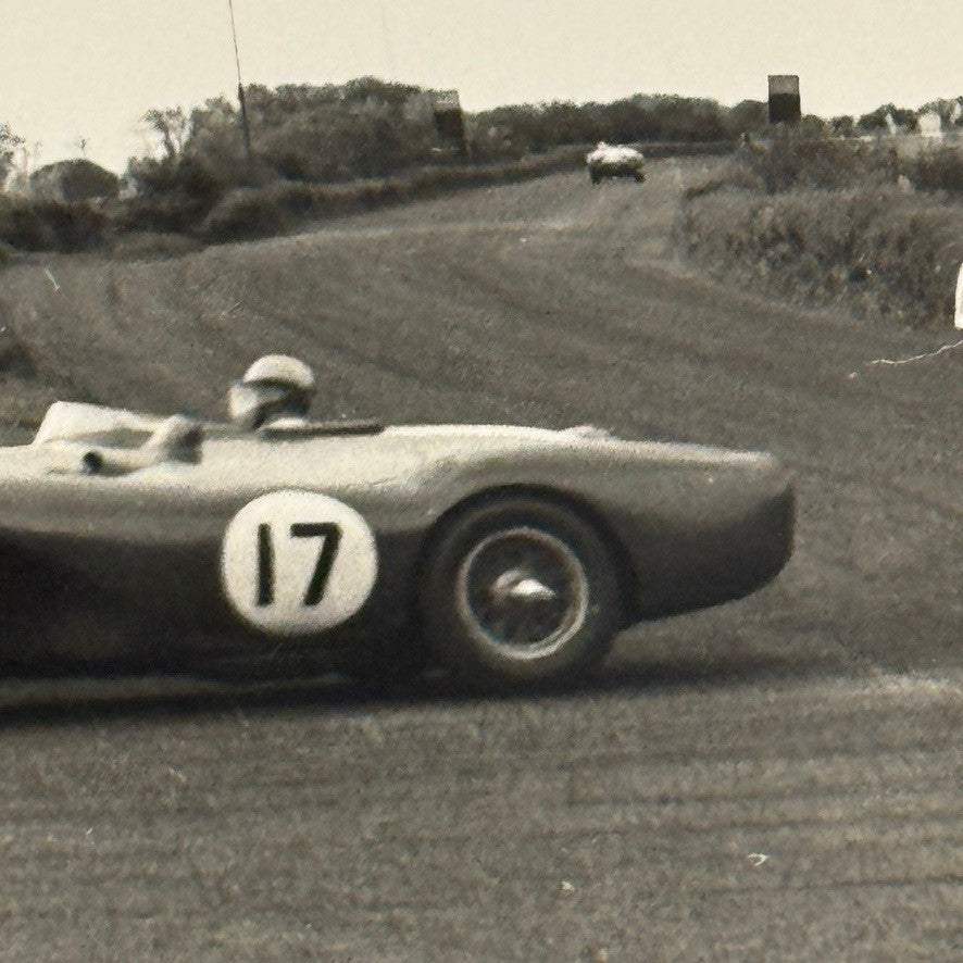 Vintage Racing Photo Photograph 1954 TT Tourist Trophy Race Unidentified Car