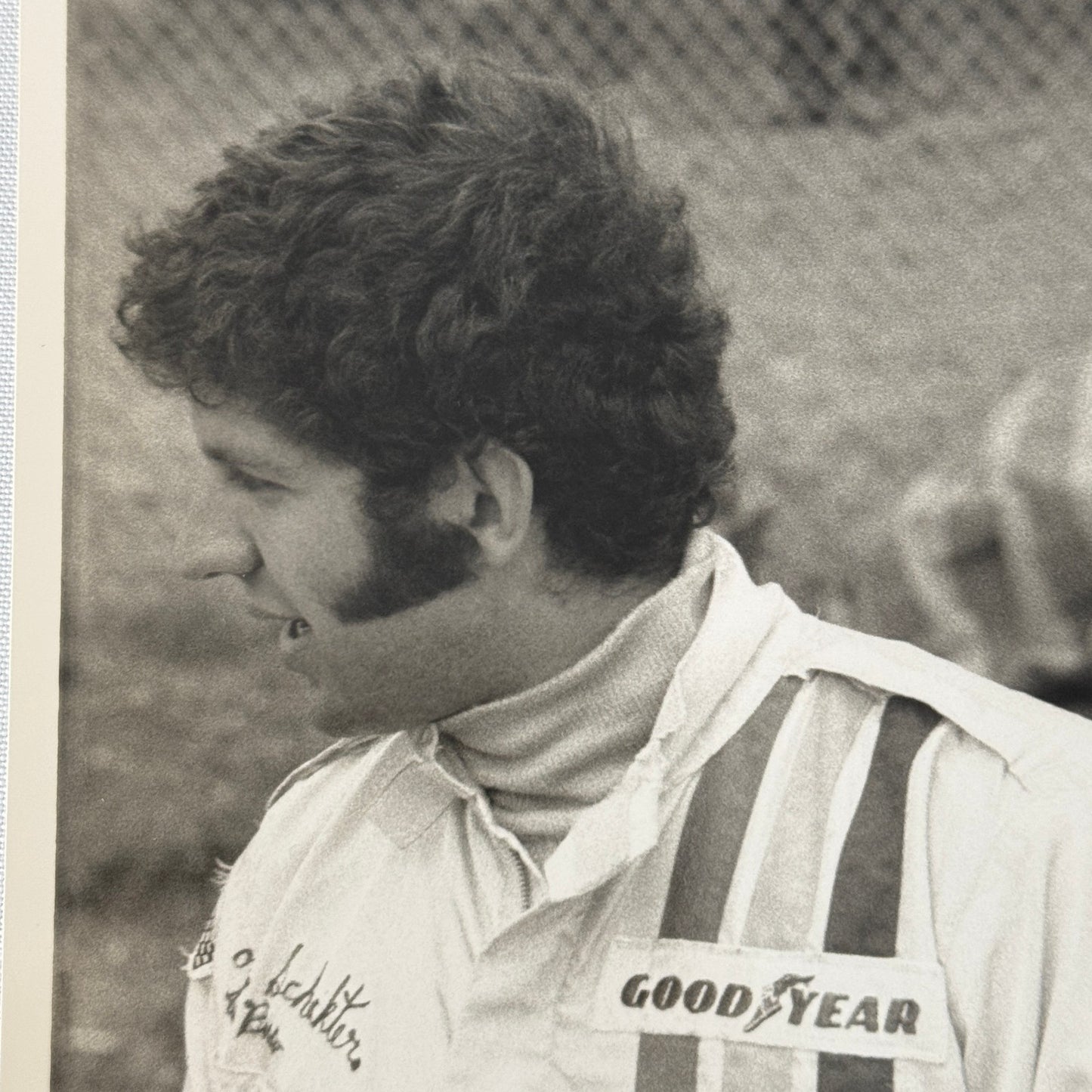 Vintage Racing Photo Photograph Driver Jody Scheckter Brian Redman