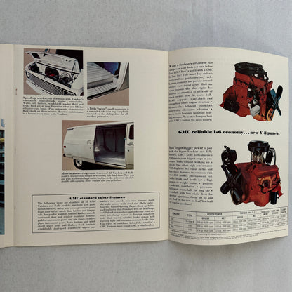 GMC Rally and Vandura Van Sales Brochure Catalog Advertising
