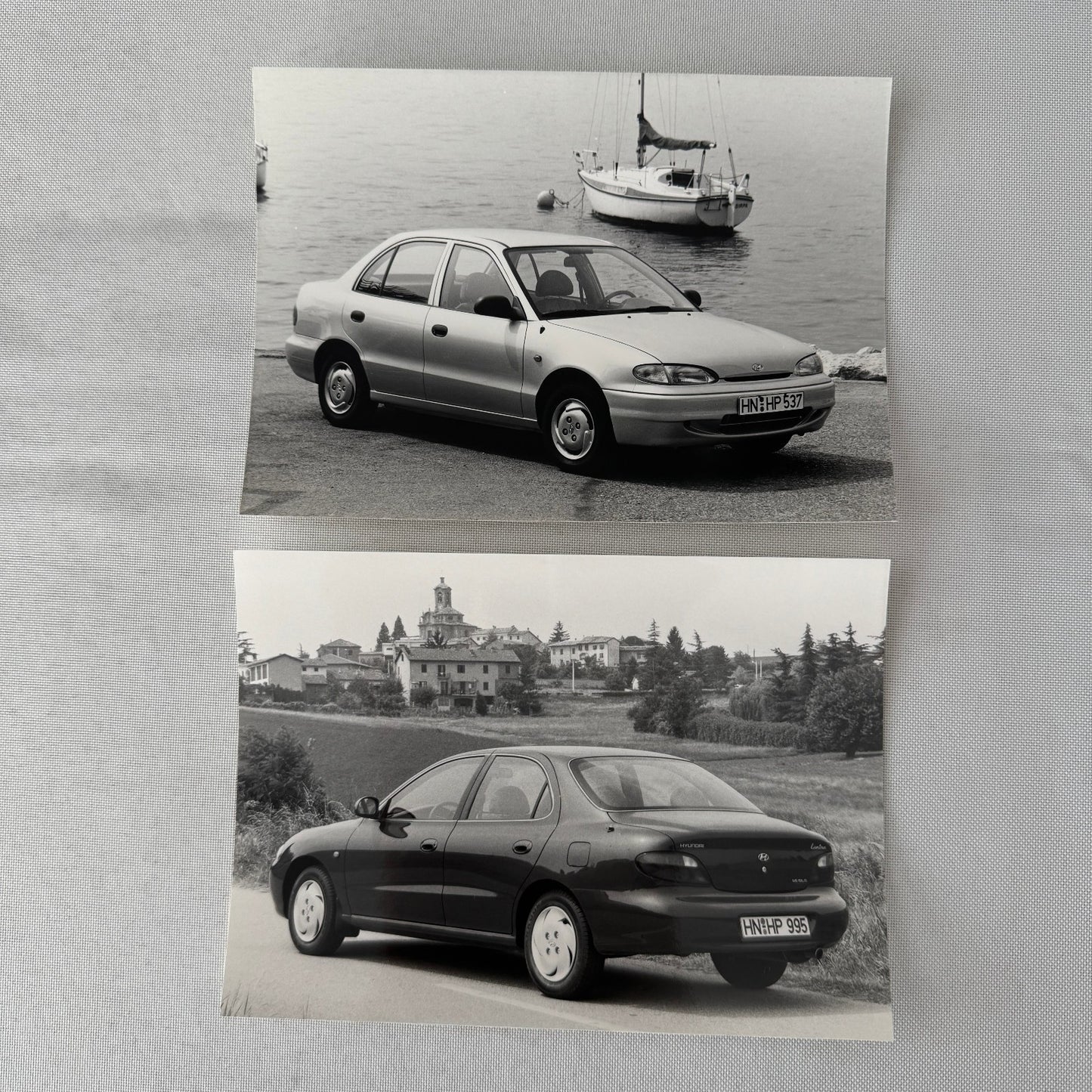 1996 Hyundai Car Press Kit S-Coupe S Coupe Sonata Lantra Accent H100 GERMAN