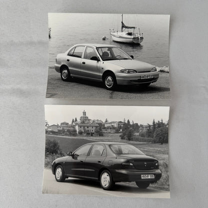 1996 Hyundai Car Press Kit S-Coupe S Coupe Sonata Lantra Accent H100 GERMAN