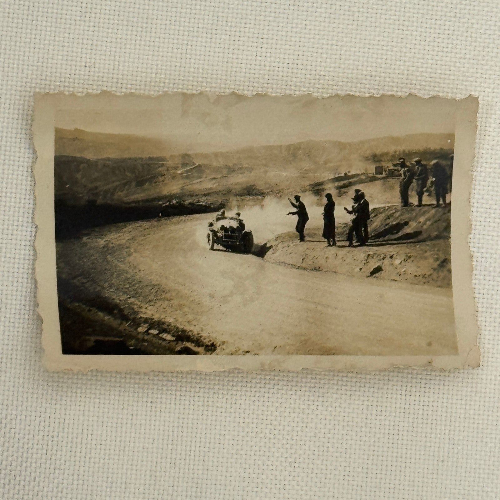 Vintage Racing Car Photo Photograph Early Automobile Motorsport