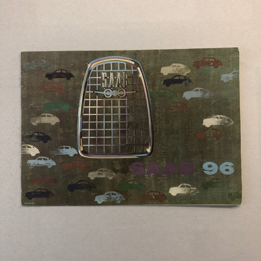 Vintage Saab 96 Sales Brochure Catalog Advertising