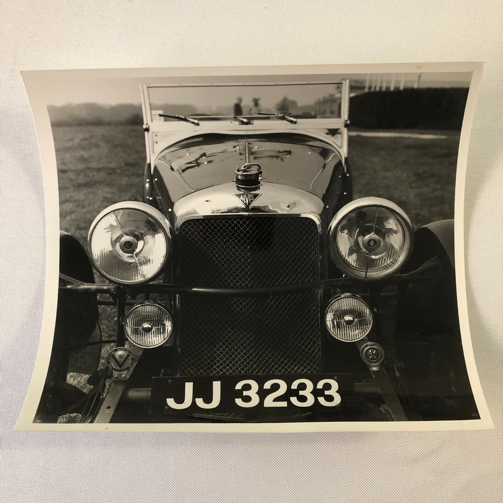 Vintage Alvis Car Photo Photograph Print - Auction Catalog Image ? 