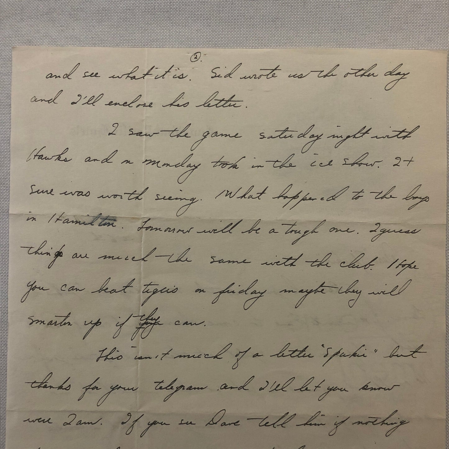 Royal York Hotel Toronto Letterhead Letter Hockey Player Detroit Red Wings Scout