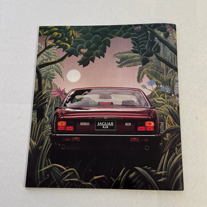 1987 Jaguar XJ6 and XJ6 Sovereign Car Sales Brochure Catalog Advertising Vintage
