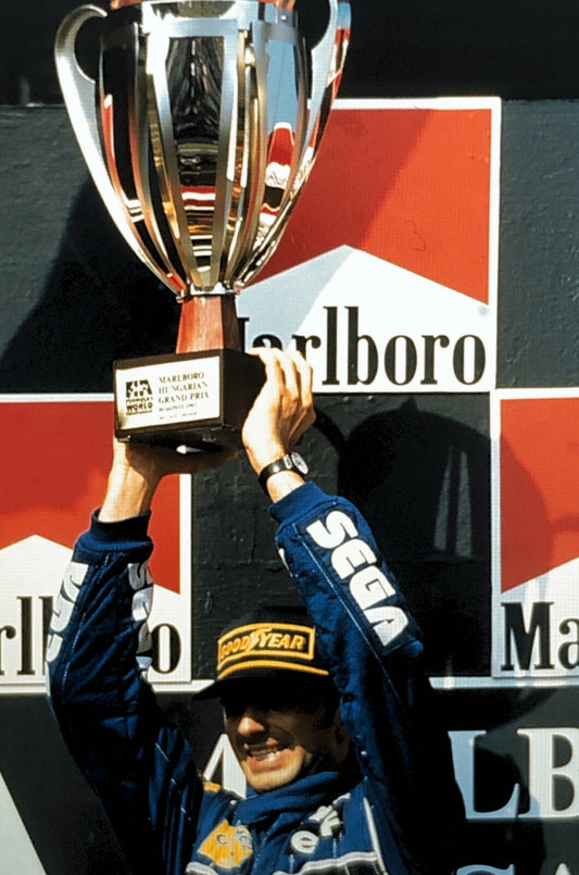 Vintage Formula One F1 Racing 35mm Slide Photo Damon Hill Driver Williams