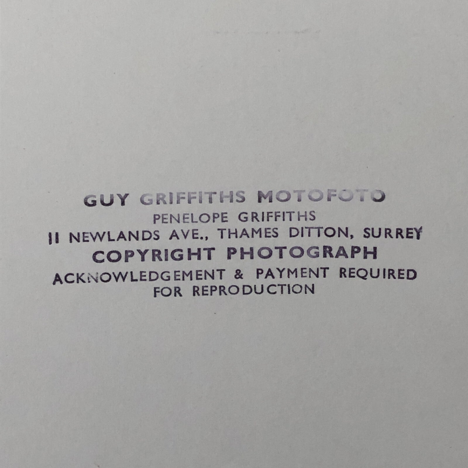 Vintage Antique Car Rally Photo Photograph Print - Guy Griffiths Tag REA22E4