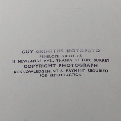 Vintage Antique Car Rally Photo Photograph Print - Guy Griffiths Tag REA22E4