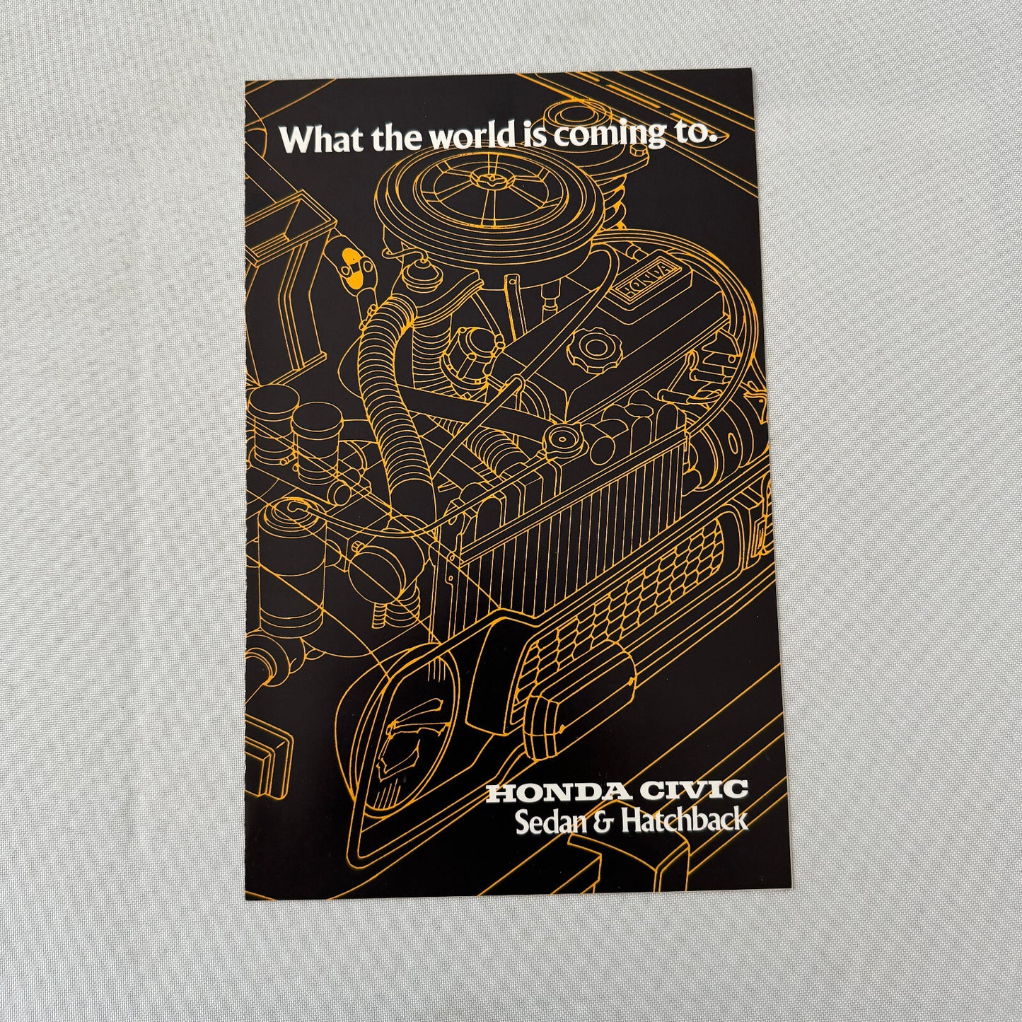 Honda Civic Sedan and Hatchback Sales Brochure Catalog 1976 1977