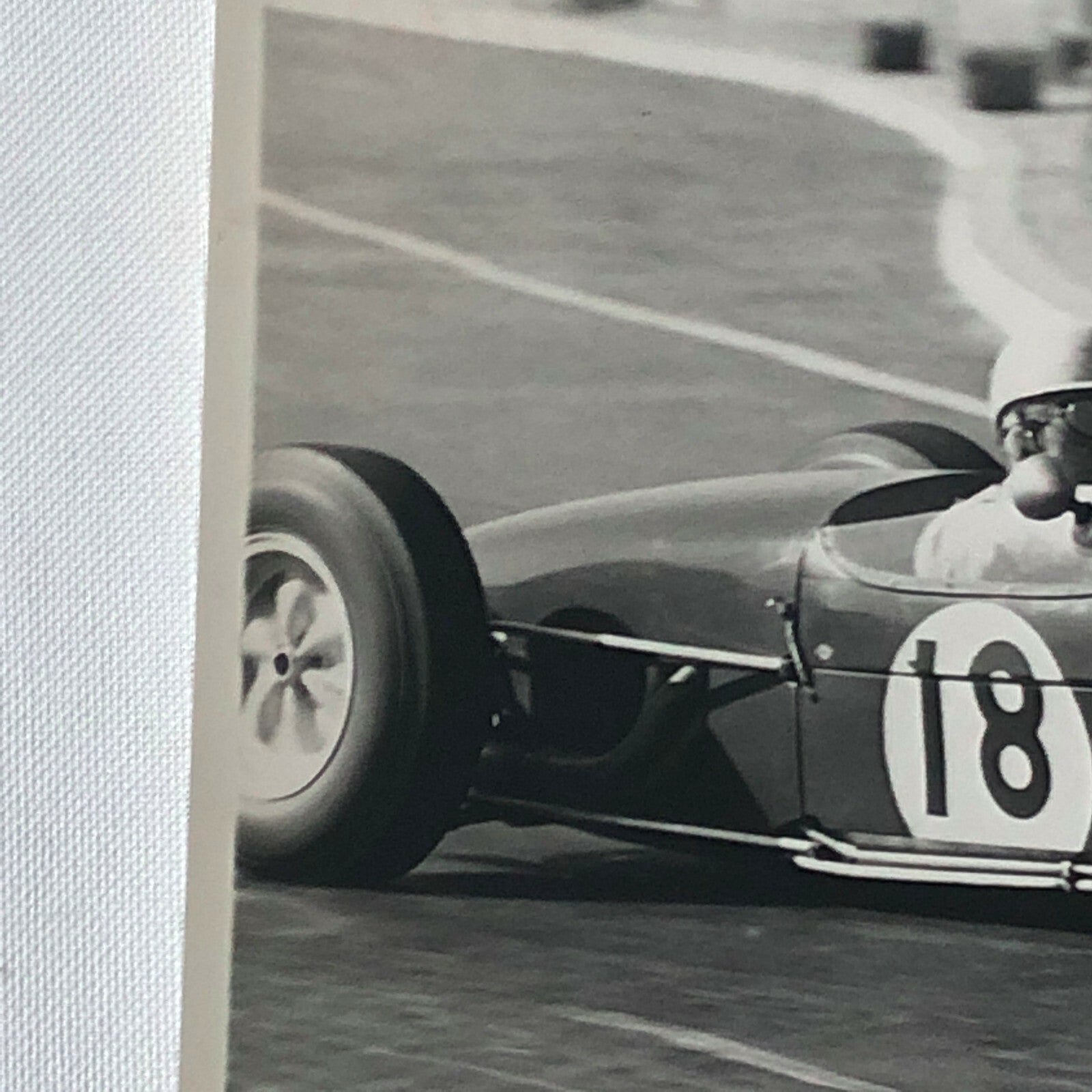 Vintage John Surtees Grand Prix Racing Photo Photograph Bernard Cahier Lotus Car