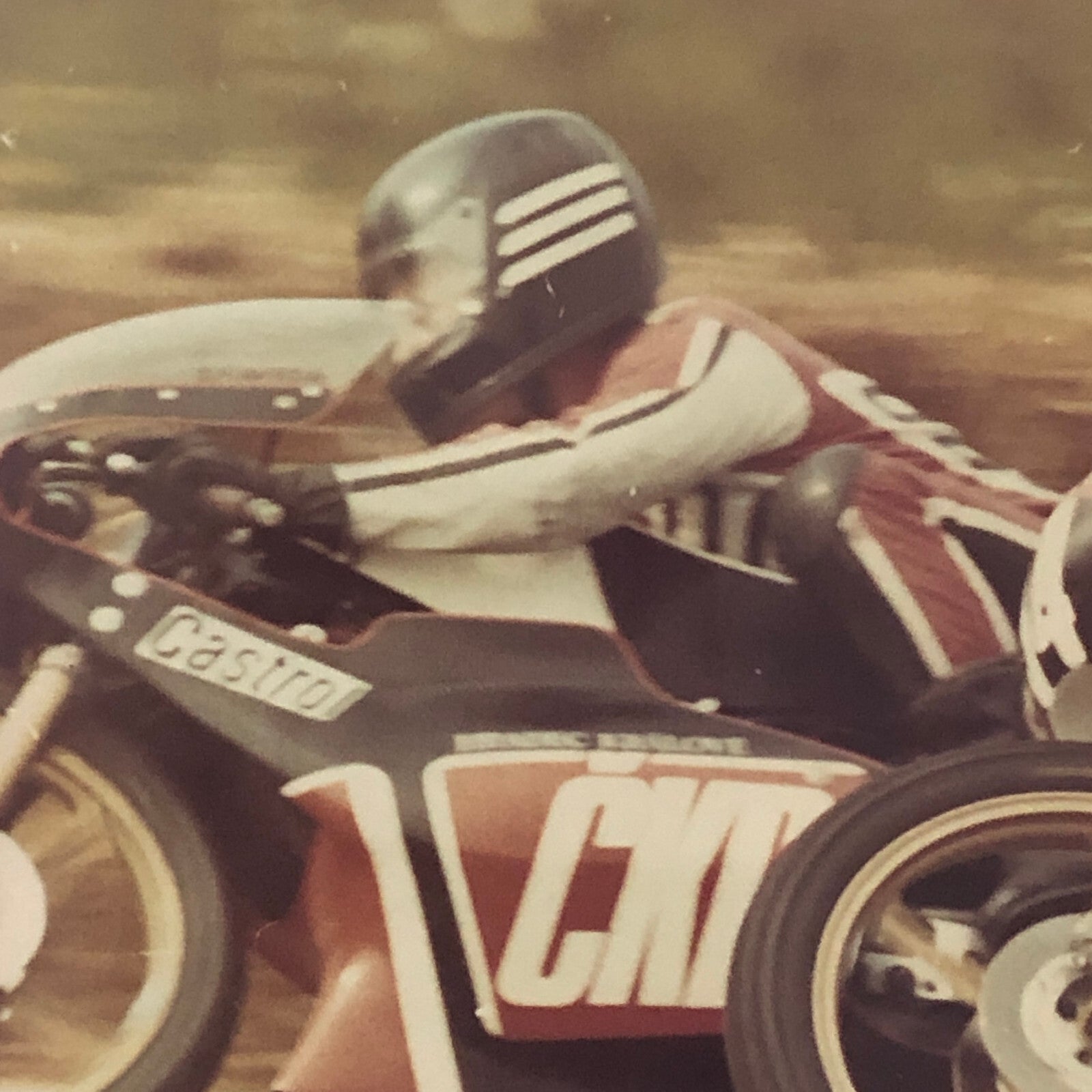 Vintage Motorcycle Racing Photo Photograph Print Germany