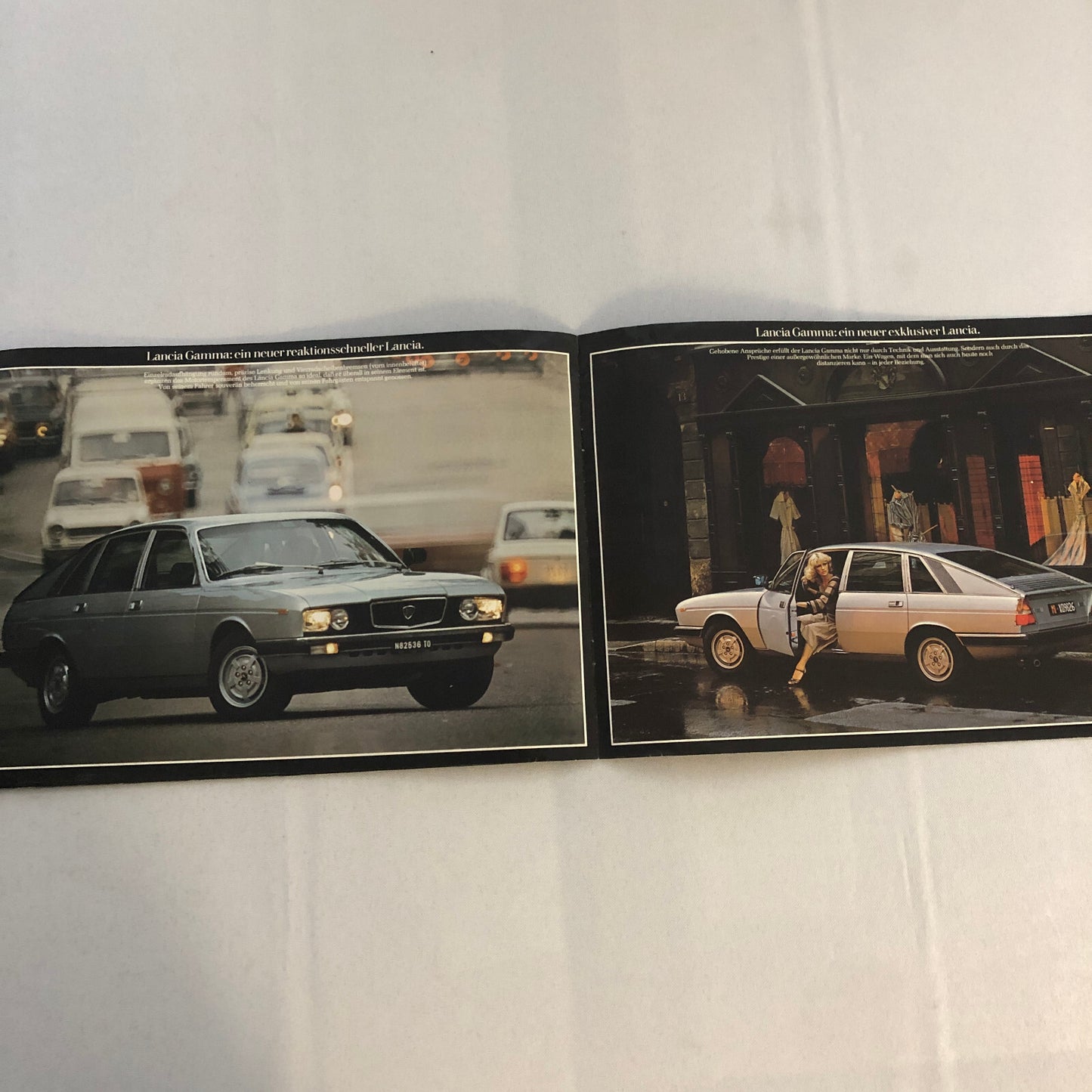 Lancia Gamma Berlina Car Sales Brochure Catalog GERMAN TEXT