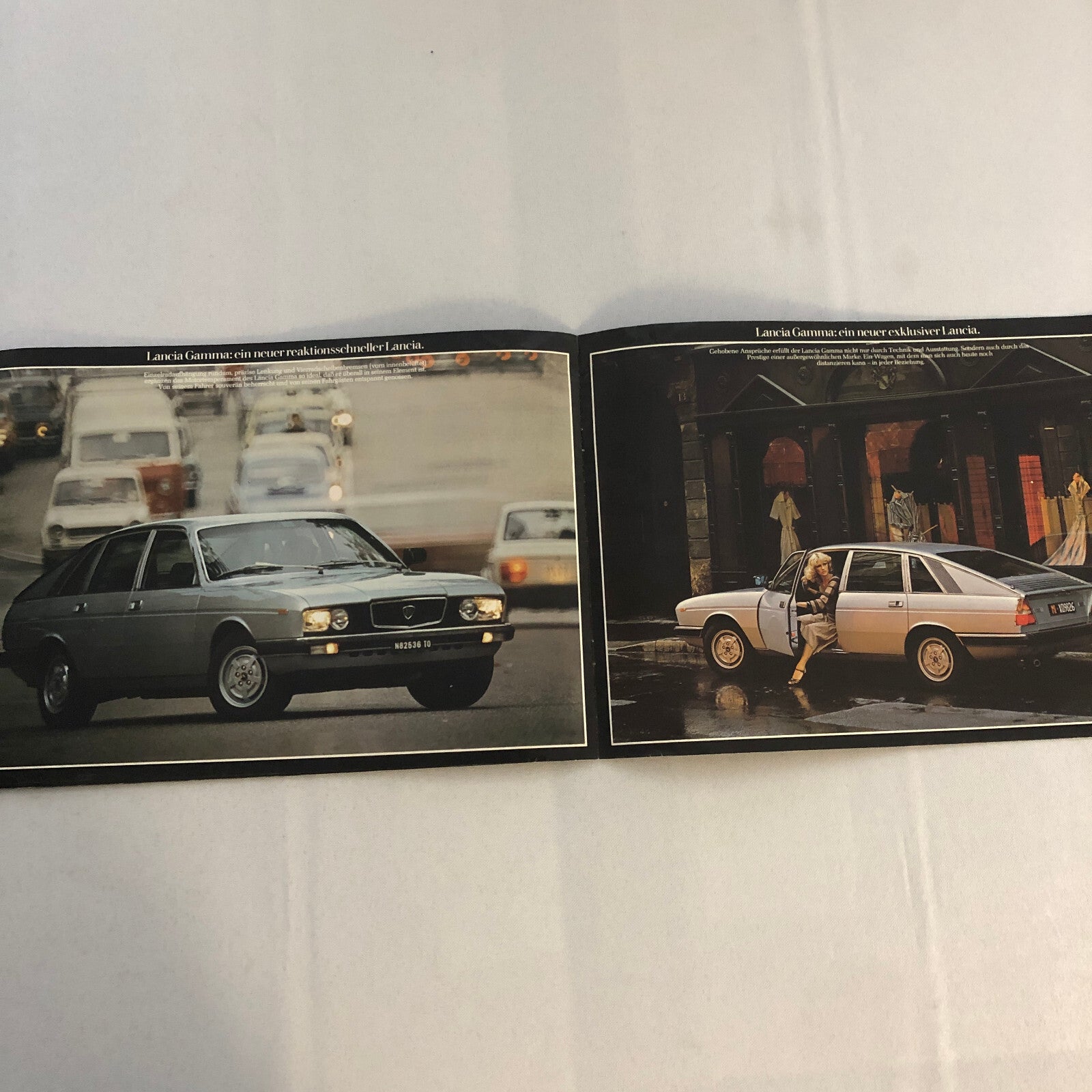 Lancia Gamma Berlina Car Sales Brochure Catalog GERMAN TEXT