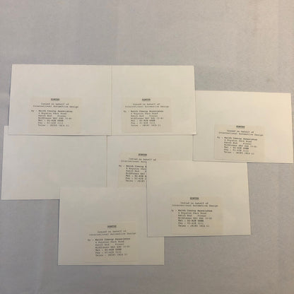 IAD Hunter International Automotive Design Concept Car Photo Photograph Lot of 7
