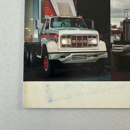 GMC 7500 Truck Sales Brochure Catalog Advertising