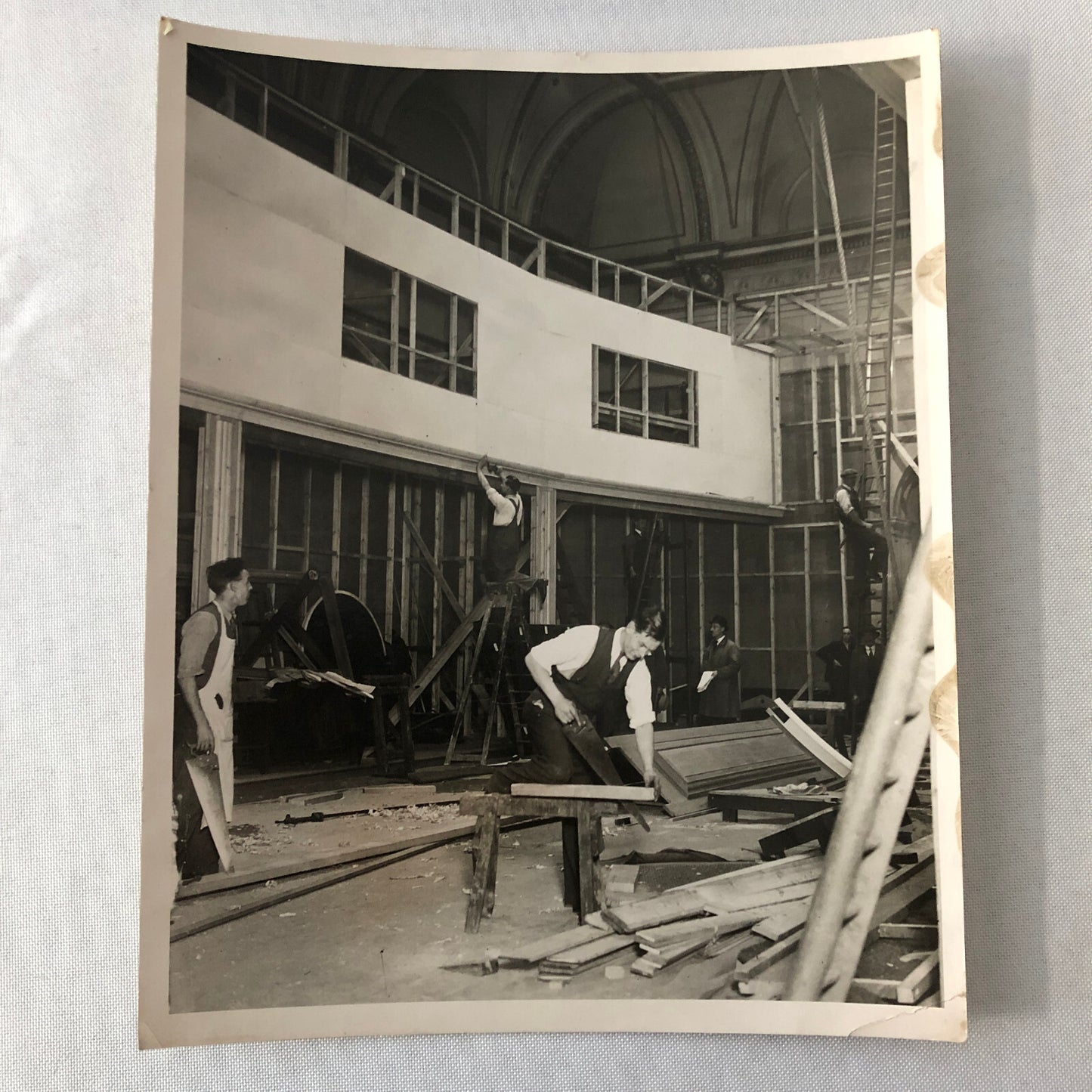 Vintage Press Photo Photograph 1934 Burlington House Art Exhibition London UK