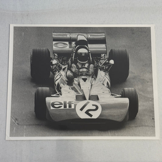 Vintage Racing Photo Photograph Watkins Glen Jackie Stewart Tyrrell Ford Car