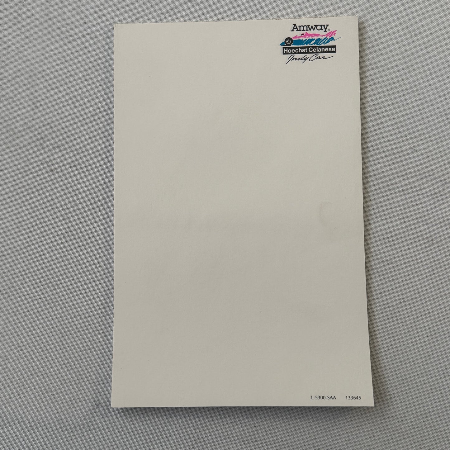 1991 Amway Indy Car Racing Press Kit Brochure Vintage Scott Brayton Driver