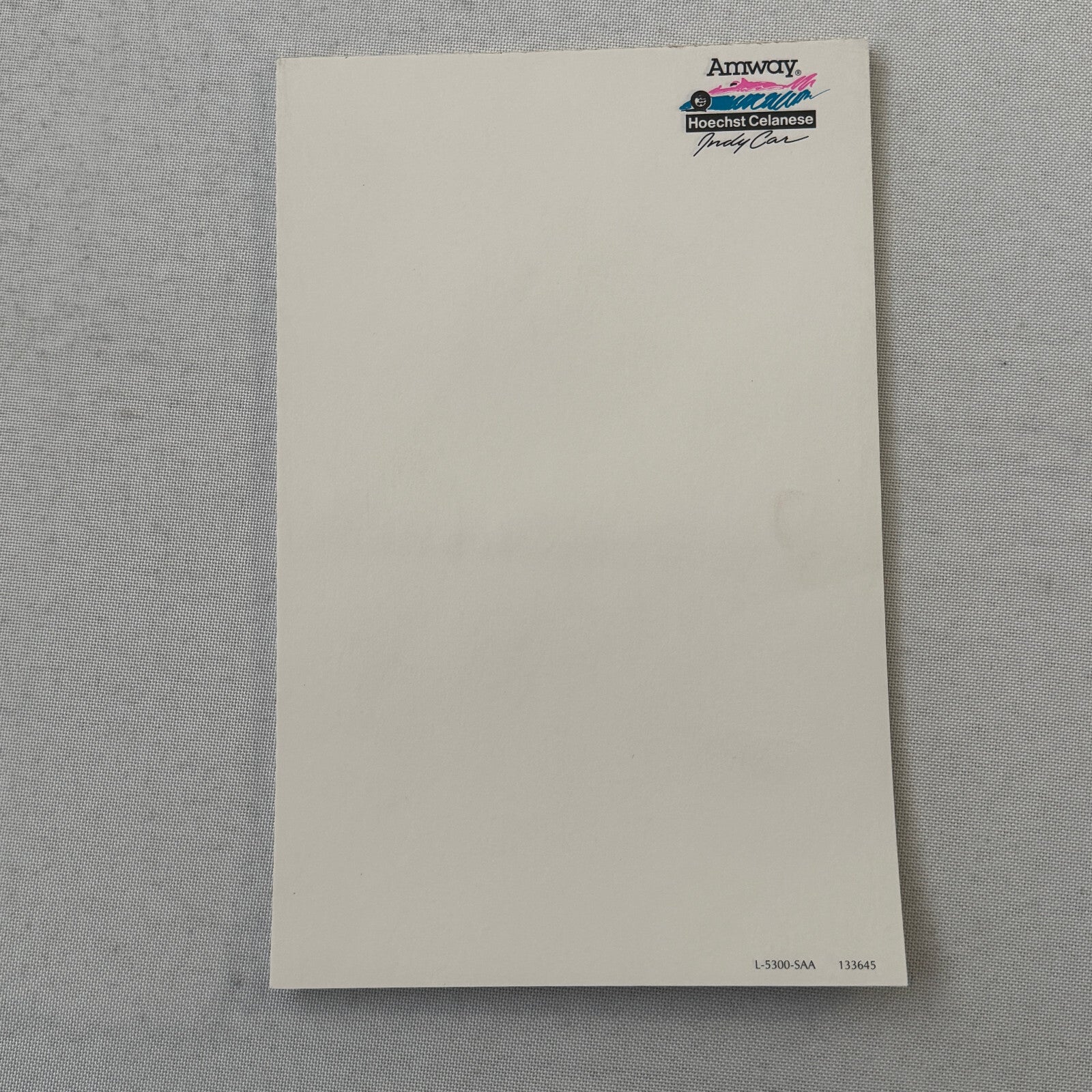 1991 Amway Indy Car Racing Press Kit Brochure Vintage Scott Brayton Driver