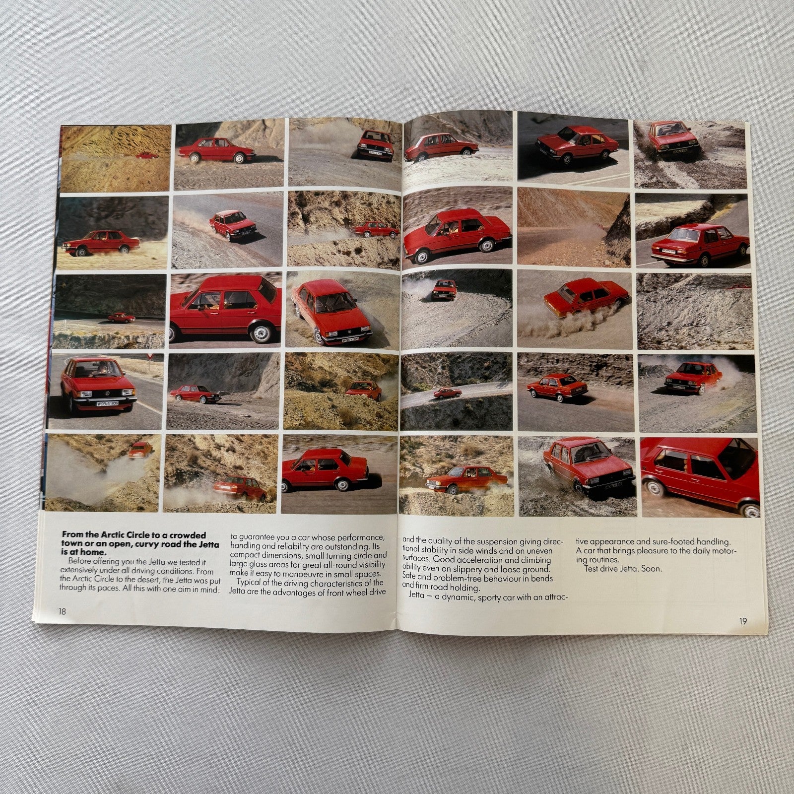 1982 Volkswagen Jetta Sales Brochure Catalog Advertising VW Jetta