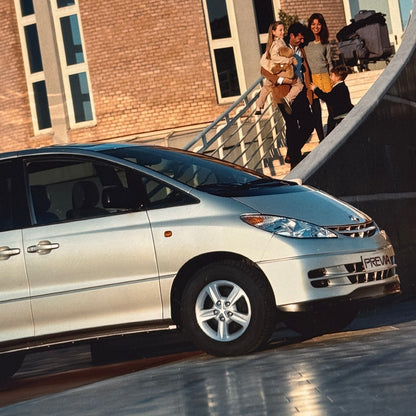 Toyota Previa Van Factory Press Photo Photograph Lot 2x