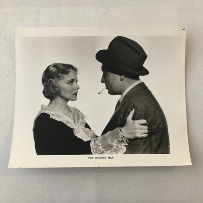 Vintage Movie Photo Photograph Print The Murder Man Actor Actress