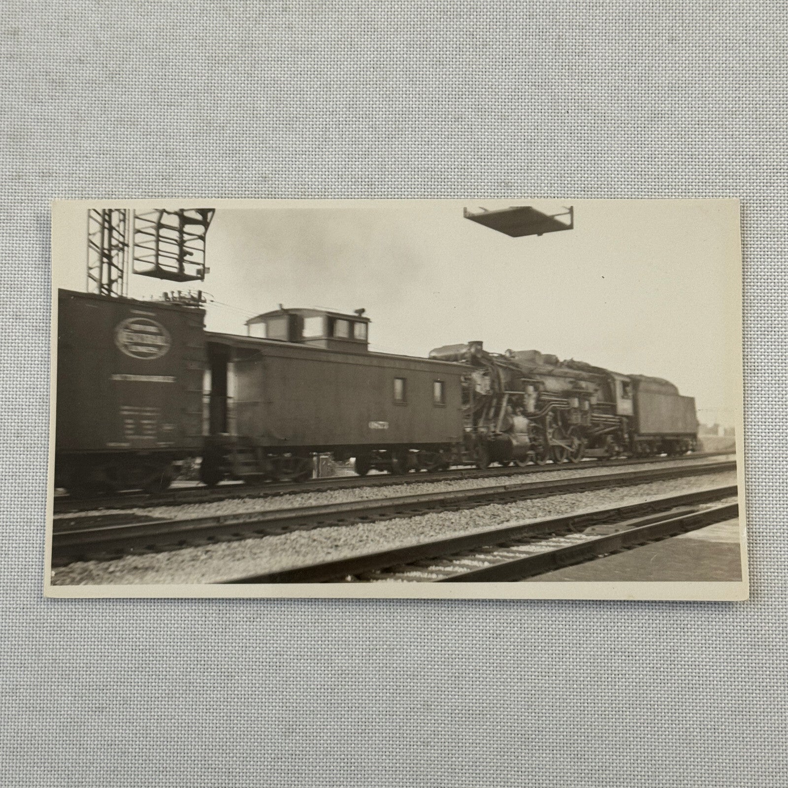 Vintage Train Photo Photograph Railroad Railway Rail