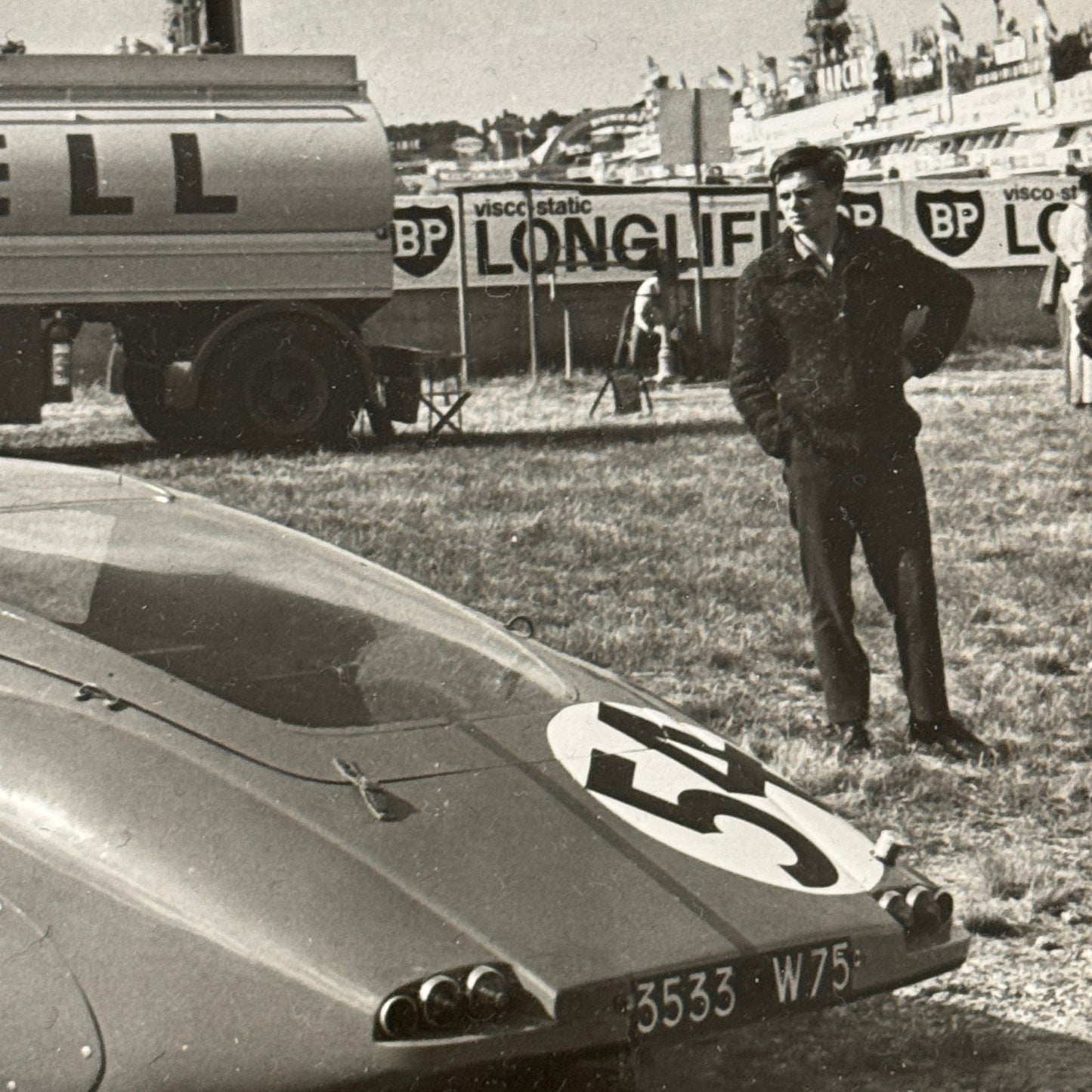 1964 LeMans Alpine M64 Philippe Vidal Henri Grandsire Racing Photo Photograph