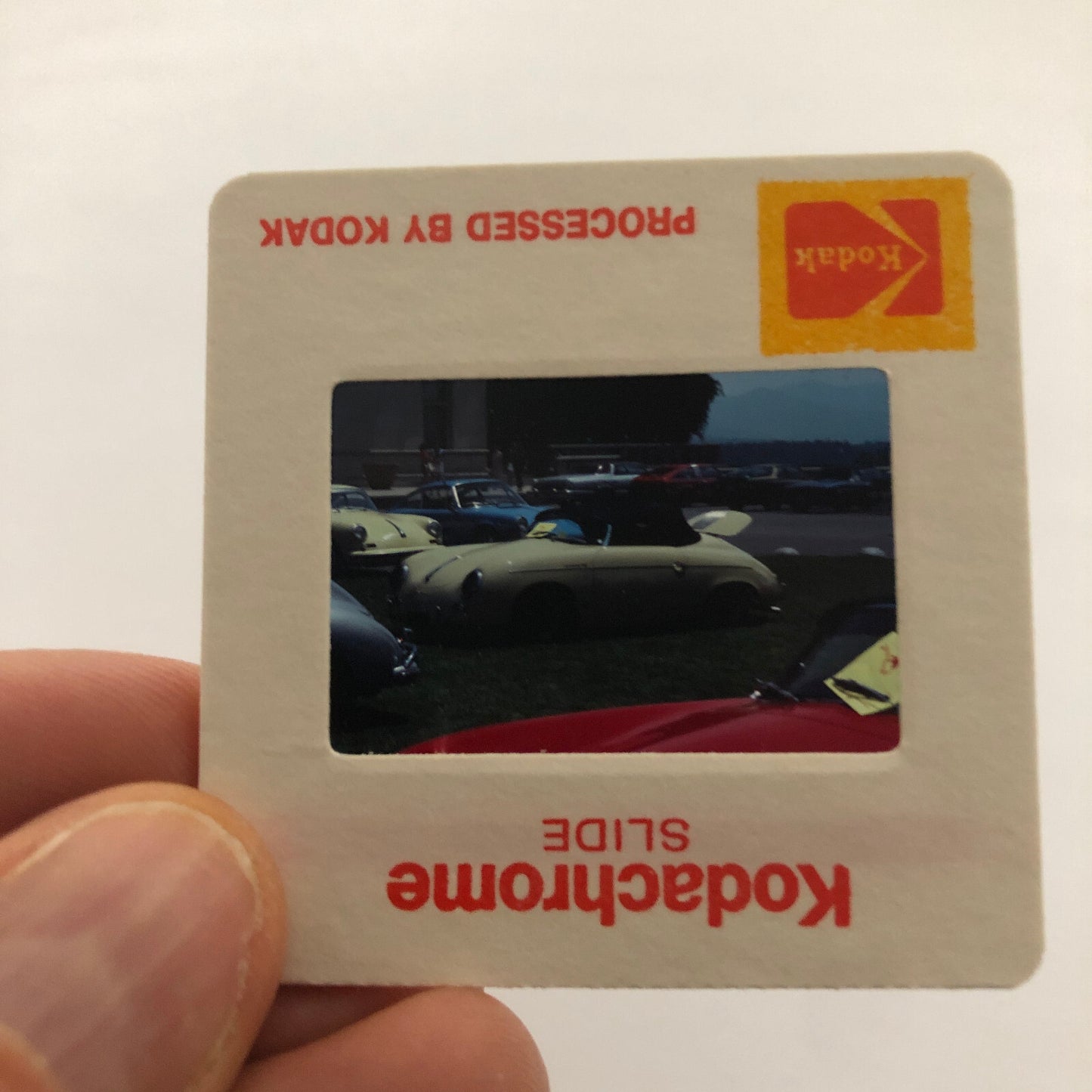 Porsche 356 Car Show 35mm Photo Slide Vintage 1981