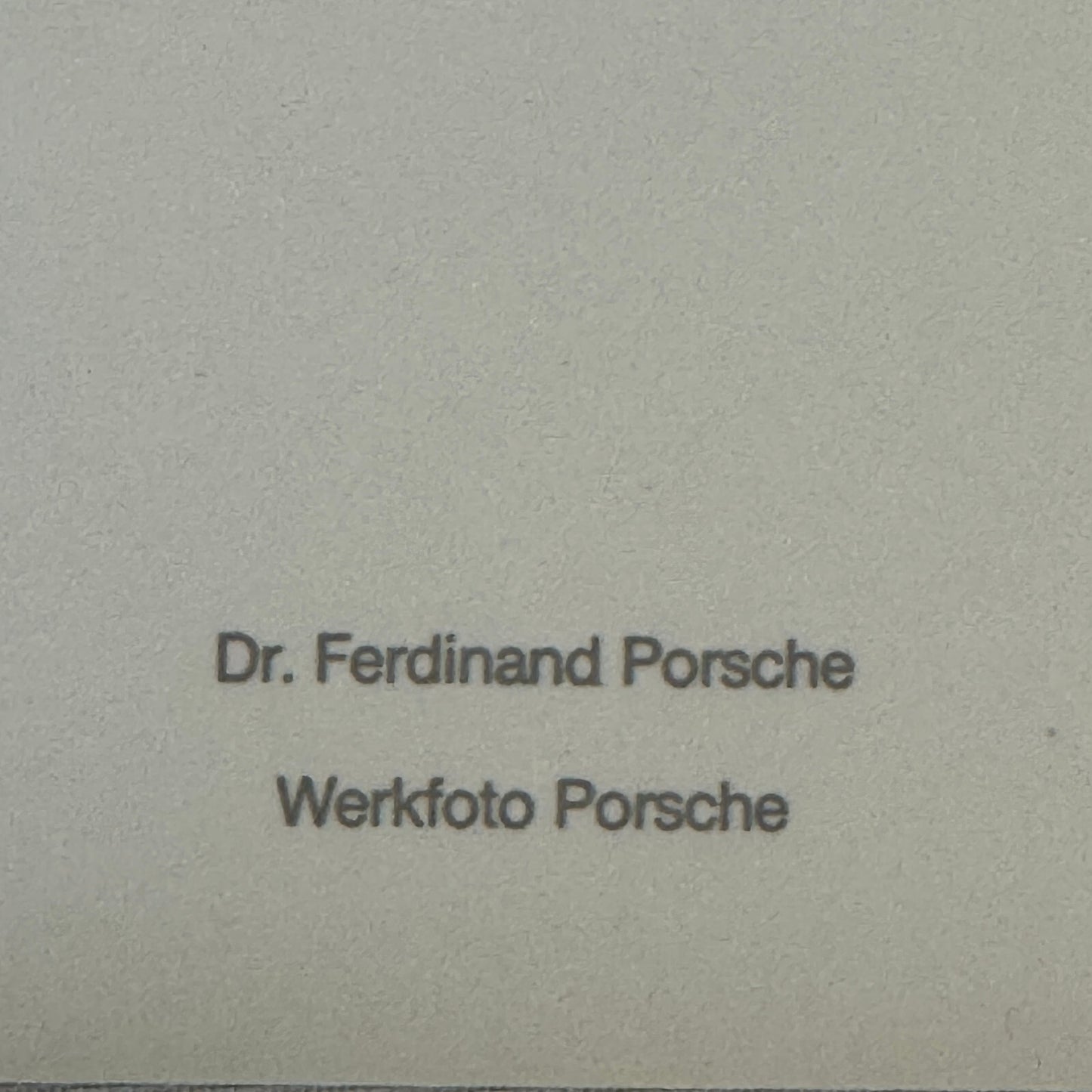 Dr Ferdinand Porsche Factory Press Photo Photograph Print