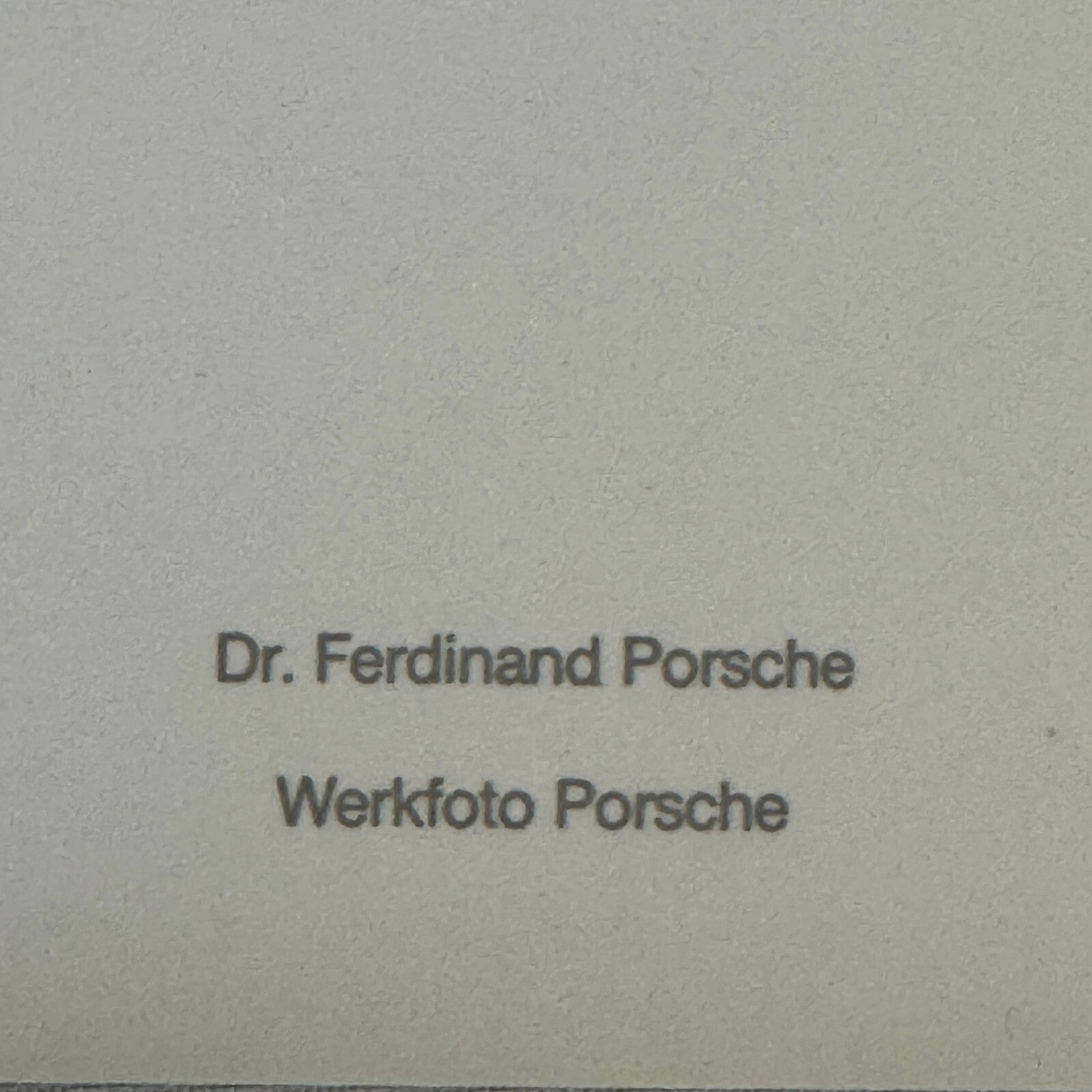 Dr Ferdinand Porsche Factory Press Photo Photograph Print