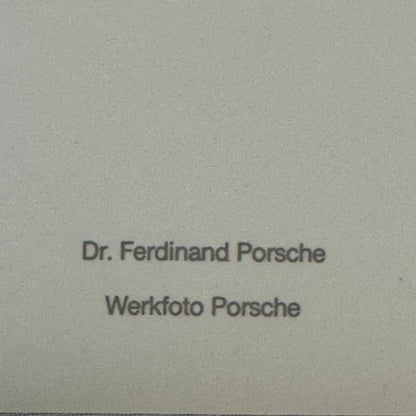 Dr Ferdinand Porsche Factory Press Photo Photograph Print