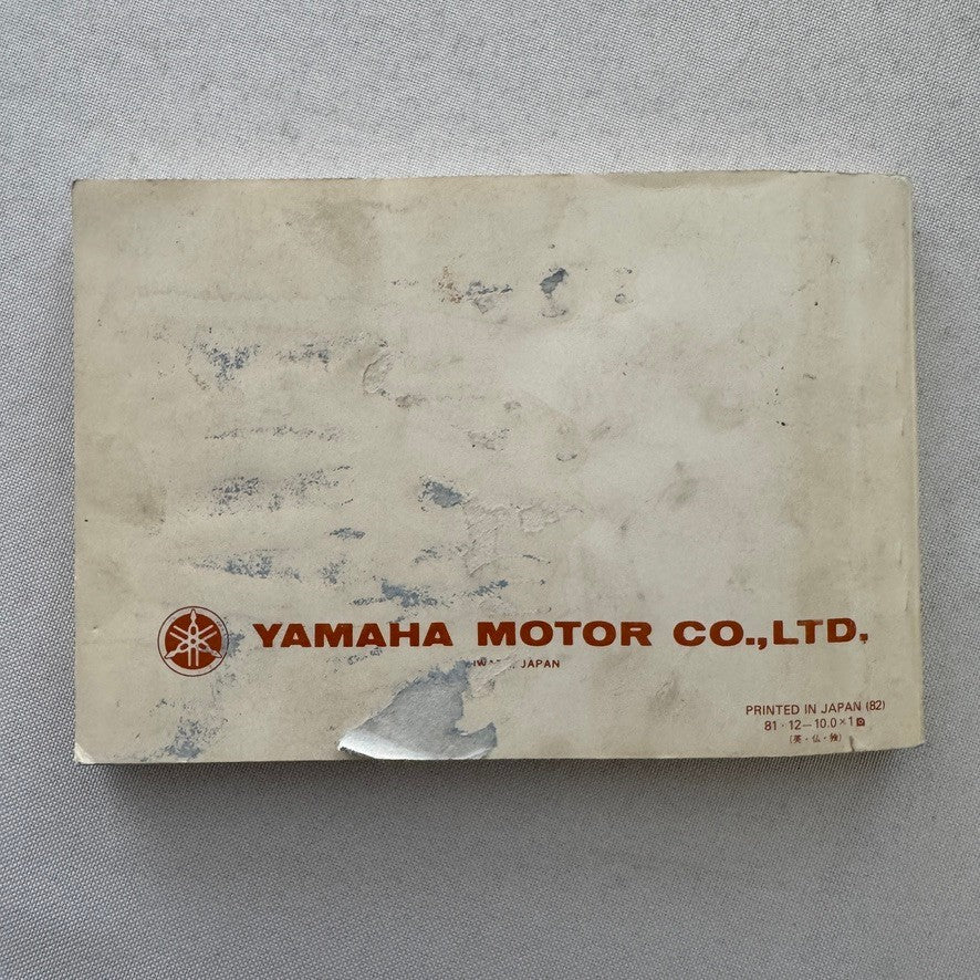 Vintage Yamaha DT125LC Motorcycle Bike Owners Manual Instruction Guide DT 125 LC
