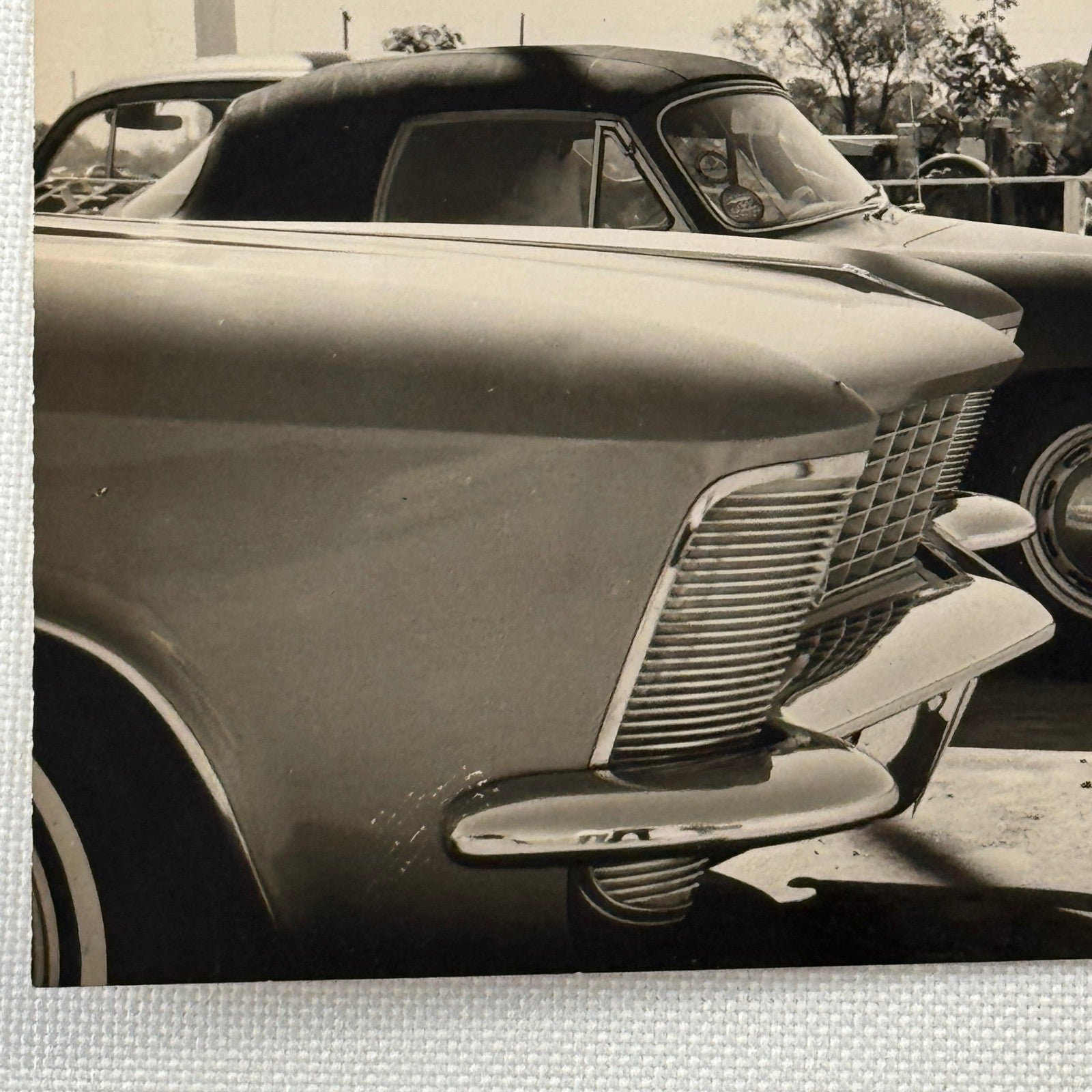 Porsche 356 and Buick Riviera Car Photo Photograph Print Vintage